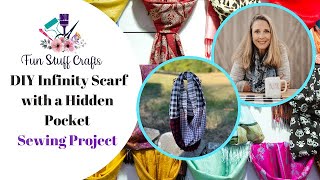 Infinity Scarf with a Hidden Pocket | Let&#39;s Sew Today!