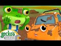Gecko&#39;s Muddy Mayhem! | Go Gecko&#39;s Garage! | Kids Cartoons