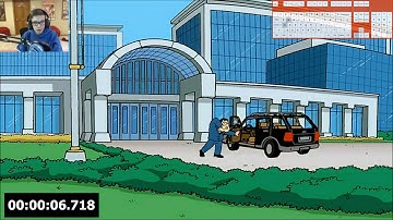 American Dad Speedrun Any% 7.050s (Former WR) Newspaper Skip, NEW Intro Flag Skip!