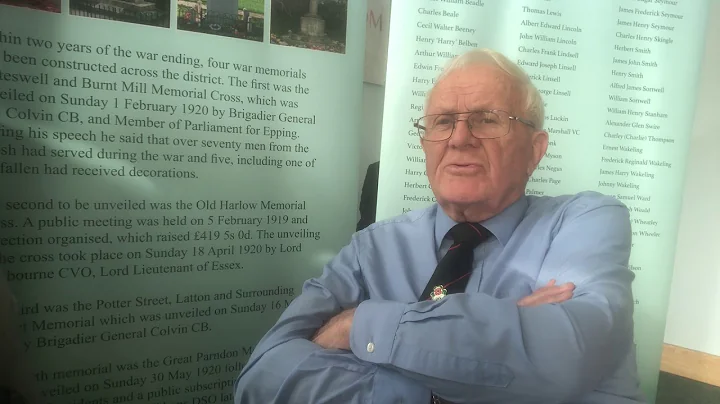 Interview with John Bawden from the Harlow WW1 Com...