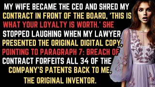 My Wife The CEO Shredded My Contract  I Seized 34 Patents    #CorporateCheckmate  mov