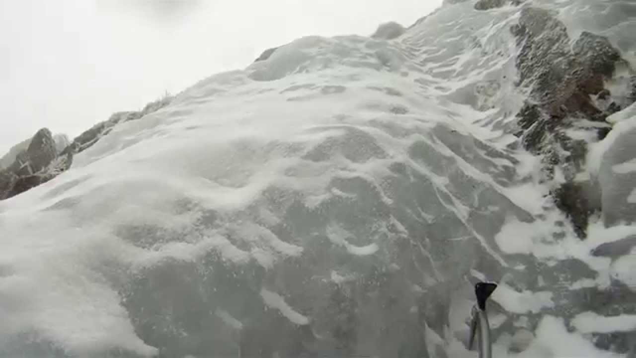 2 Minute ascent of Central Gully Left Hand, Great End the Lake District ...