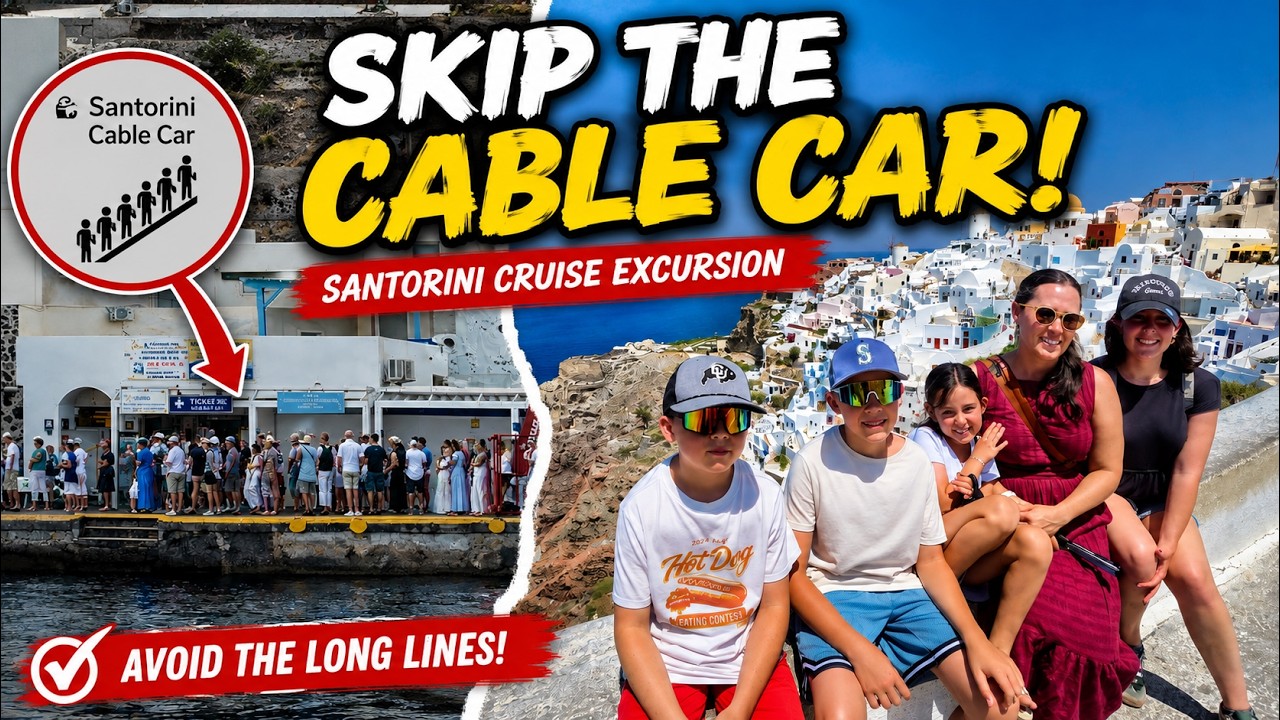 Santorini Cruise Excursion: Skip the Cable Car & See the Island!