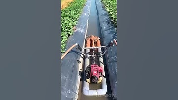 Modern Machinery Digging Trenches So Fast & Precise 🚜💨 | Irrigation & Drainage Efficiency #Machinery