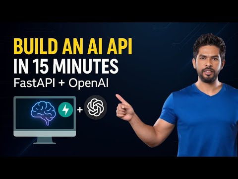 I Can't Believe How Easy This AI API Was FastAPI OpenAI Tutorial