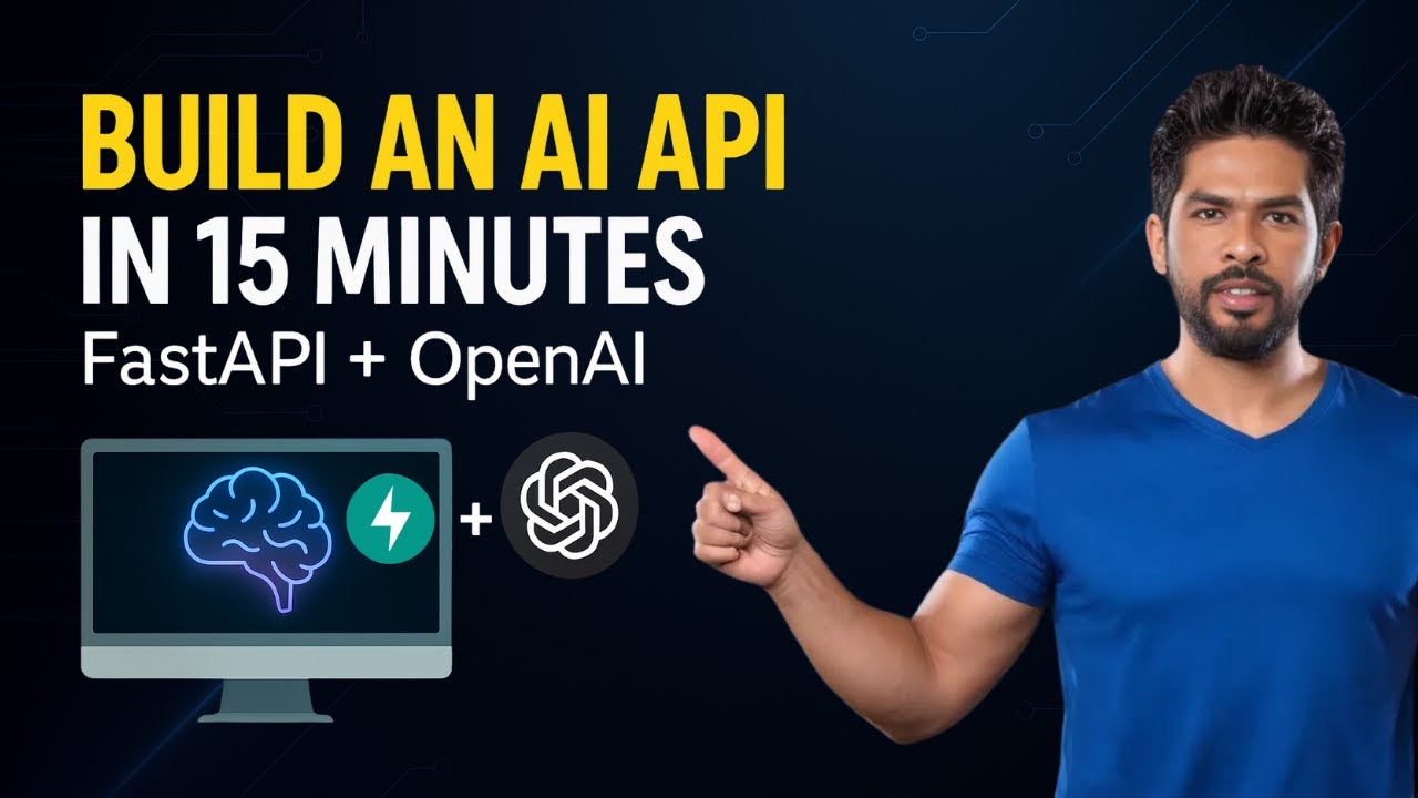 I Can’t Believe How Easy This AI API Was — FastAPI + OpenAI Tutorial