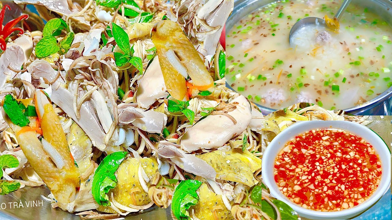 GỎI GÀ BẮP CHUỐI, Cháo Gà Xé Phay, Cách Trộn Gỏi Đậm Đà Nhanh Thấm- Banana flower chicken salad
