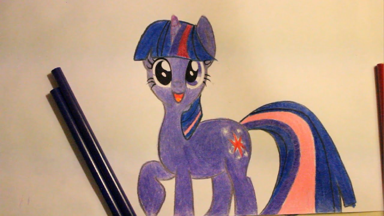 How to Draw My Little Pony - Twilight Sparkle - Unicorn 2Easy2Draw Easy
