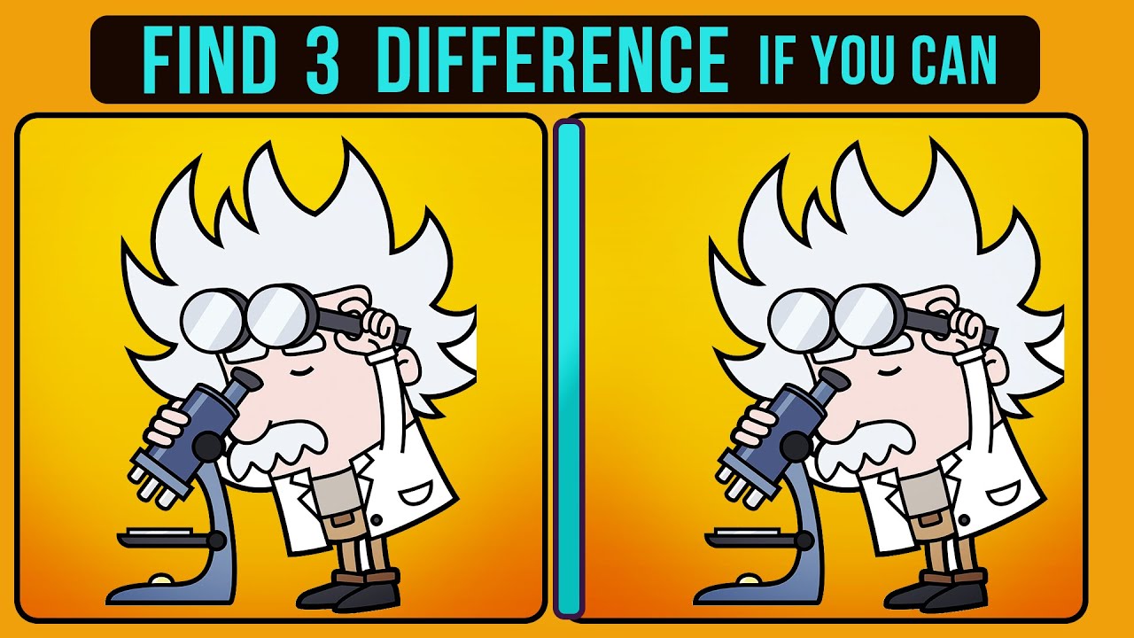 Find 3 Differences | Illustration Version | Spot difference - YouTube