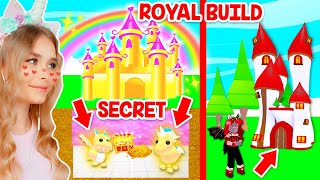 *NEW* ROYAL MANSION Build Challenge In Adopt Me (Roblox)