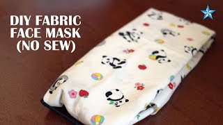 If you do not own a sewing machine, can easily make fabric face mask
using household items found around your home such as scarf, bandana or
hand towe...