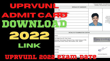 UPRVUNL TG2 admitcard download 2022/uprvunl tg2 admit card link/uprvunl admitcard kaise download kre