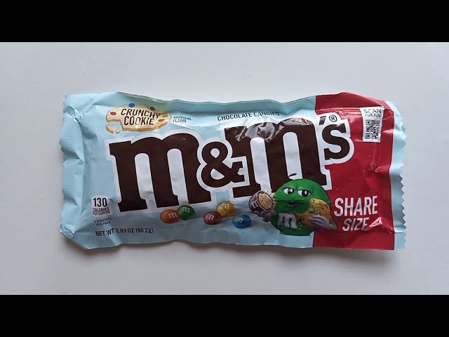 M&M's Chocolate Candies, Crunchy Cookie, Sharing Size - 7.40 oz