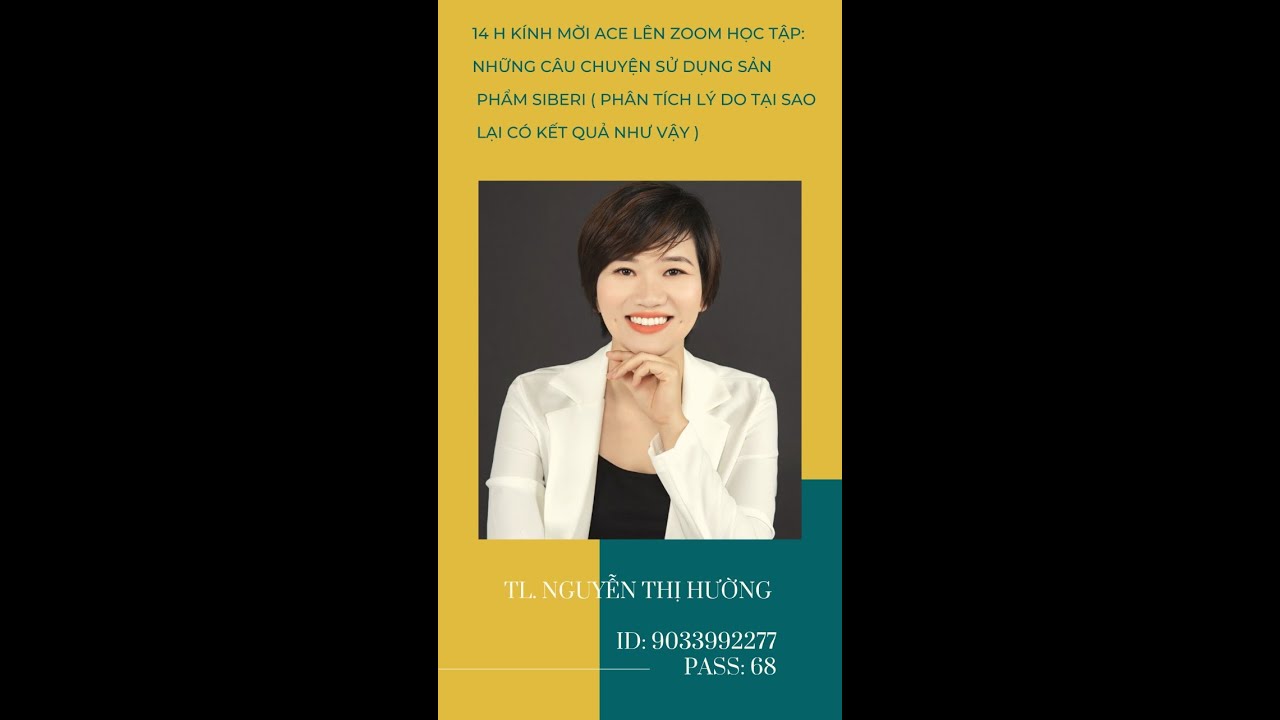 KẾT QUẢ SỬ DỤNG SẢN PHẨM SIBERIAN WELLNESS -TRAINING LEADER NGUYỄN HƯỜNG