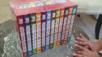 #diaryofawimpykid #trending #books #fun #unboxing Diary of a Wimpy Kid 12pcs Book Box!-