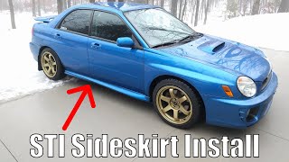 Subaru WRX sti side skirt install / removal - Boosted Films