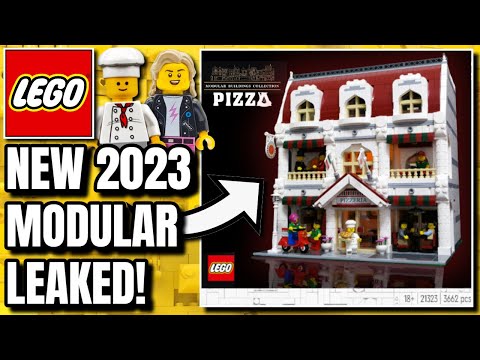 NEW LEGO 2023 MODULAR BUILDING LEAKS! (PIZZA/JAZZ CLUB!)