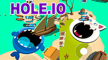 Hole.io - Gameplay Walkthrough Part 2 - Swallow Everything & Dominate the City (Android, iOS)