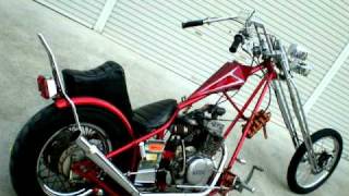 ロングチョッパー GX250 カスタム ロングチョッパー GX250 カスタム
