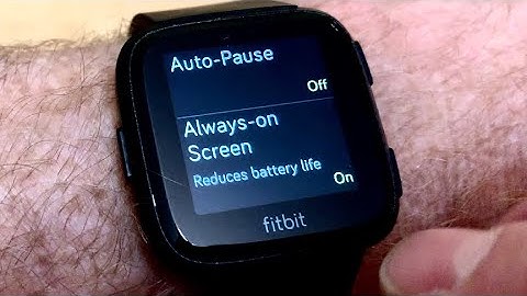How To Set FitBit Versa To Always On Mode