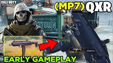 New Weapon ( MP7 ) Qxr Gameplay Call of duty mobile | | Season 13 New Leaks Cod Mobile | S13 CODM
