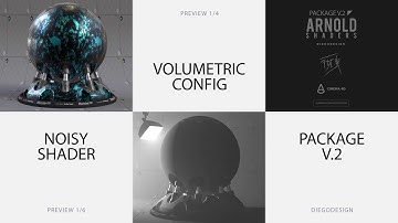 Package Shaders Arnold, Cinema 4D (VOL.2)
