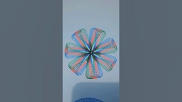 Amazing Design Spirograph #asmr #spirograph #satisfying #skills #2024