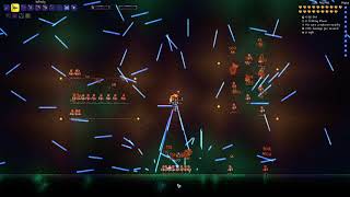 Trying out the Infinity gun (Terraria Calamity Mod)