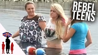 Dad Forces 16yr Olds Into A Pond | Worlds Strictest Parents USA