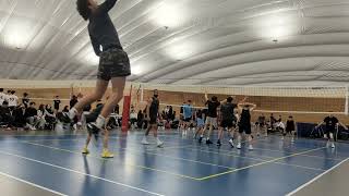 Ninja Volleyball Tournament Tier 1 quarterfinals 1 set Paul vs Bui