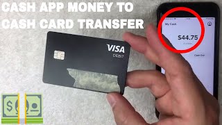 ✅  How To Transfer Money From Cash App To Cash Card 🔴