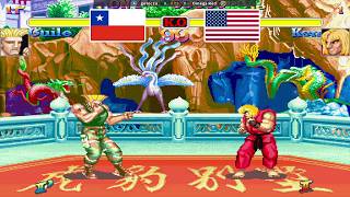 Hyper Street Fighter II AE - goteczu vs Omega Red (Chile vs USA)
