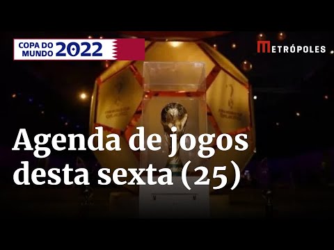 Confira a agenda dos jogos da Copa do Mundo 2022 