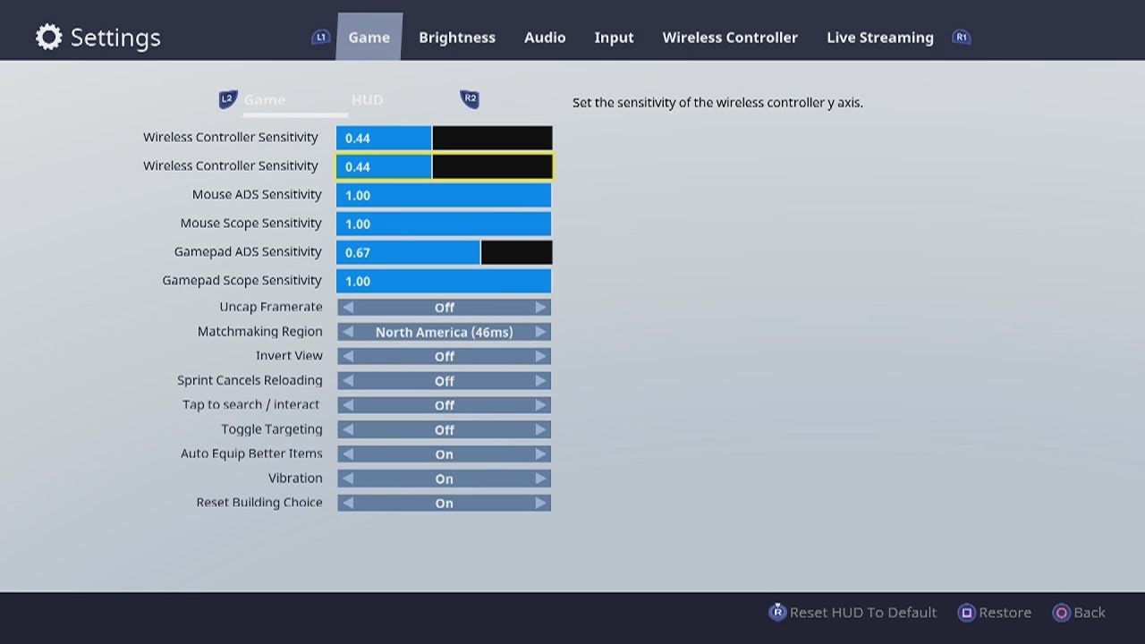 how to fix aiming sensitivity movement settings in fortnite battle royale - sensitivity settings fortnite