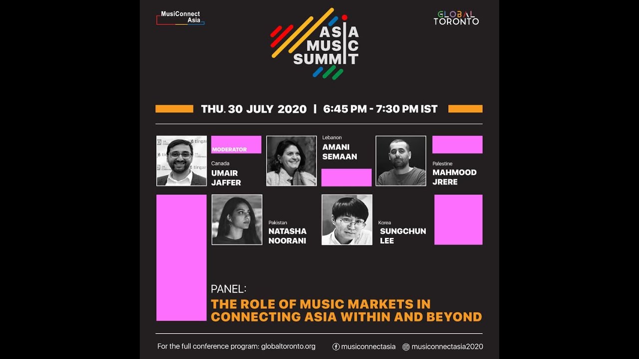 Asia Music Summit x GT20. Panel: The Role of Music Markets in Connecting Asia Within & Beyond
