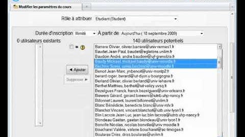 Moodle - Module pratique 2 : inscrire des étudiants  -  (4/6) (www.iutenligne.net)