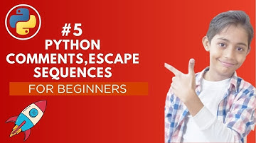 Comments, Escape Sequences & Print Statement | Python Tutorial - Day #5