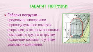 Видеоурок. Габариты, их виды