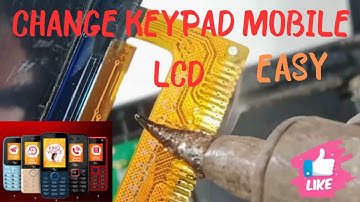 How to replace mobile screen||keypad phone display change