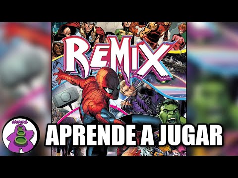 MARVEL REMIX - Cómo se juega - TUTORIAL - Juego de Mesa