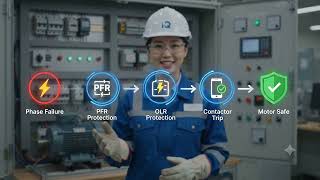 🚨 Single Phasing Se Motor Kaise Bachaye? | Phase Failure Relay (PFR) Wiring & OLR Setting | Hindi