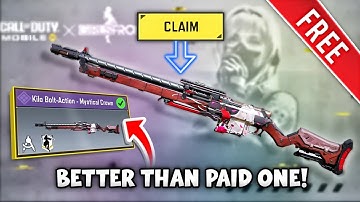 The New Free Kilo Bolt-Action - Mystical Crown is better than the Paid one 🔥