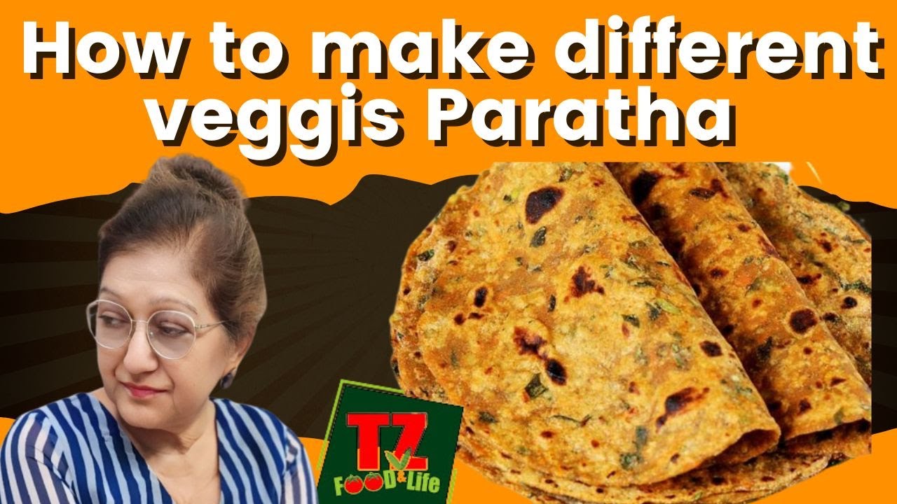 Brunch.. New Recipe of Paratha..Mix Veg Prantha || How to make different veggis Paratha