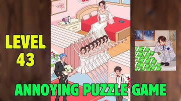 Annoying Puzzle Game Level 43: Help the Groom Get to the Bride