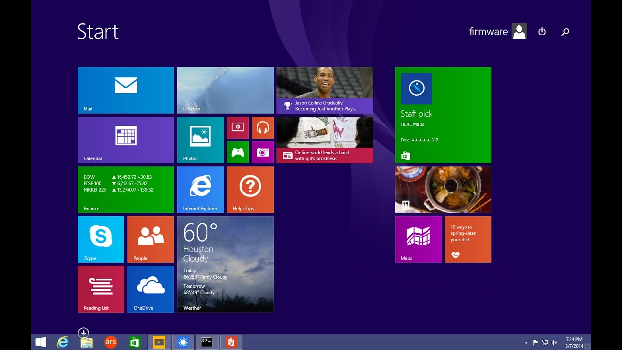 1st lecture Windows 8,1 Taskbar - YouTube