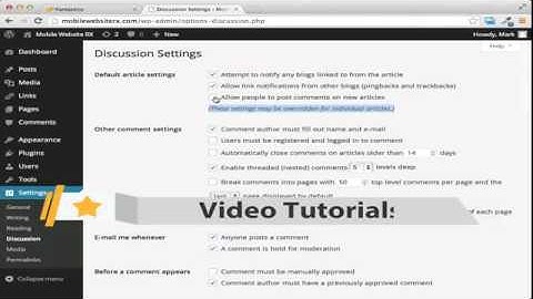 Wordpress 2016 video tutorials Video 3 Configure Wordpress Easily