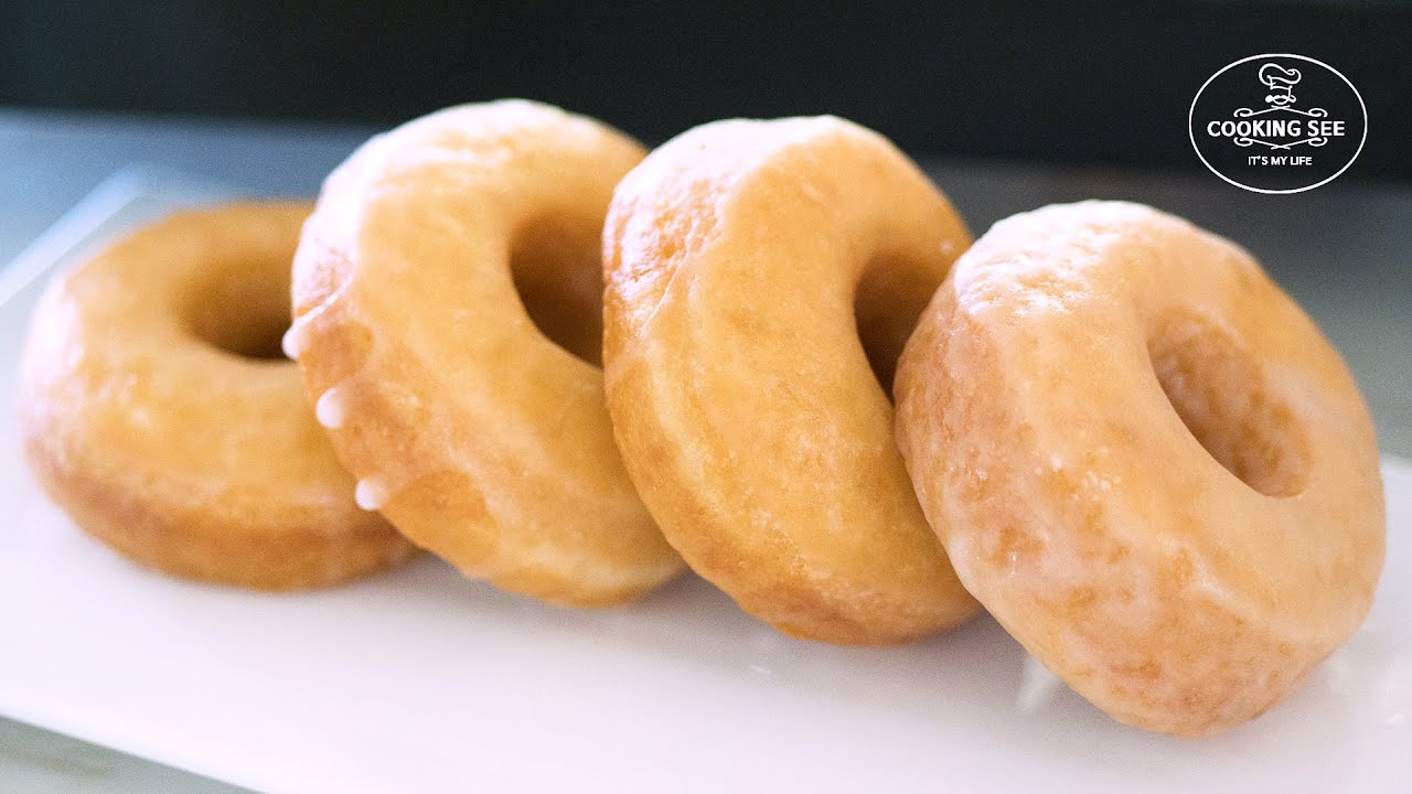 (도넛의 기본) 글레이즈 도넛 만들기, 크리스피 도넛, 기본 도넛 만들기, Glazed donuts,쿠킹씨 cooking see