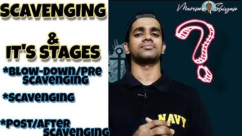 Scavenging & Stages of Scavenging in IC Engine Explained - English