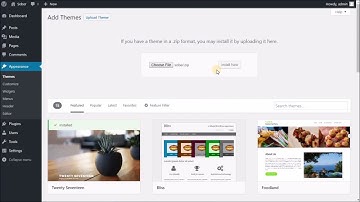 WordPress Sober Theme - How to install the theme