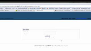 Logging in to Your E-commerce Store - SitesNStores Support
